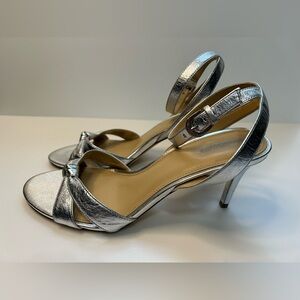 Michael Kors Silver Strappy Sandals